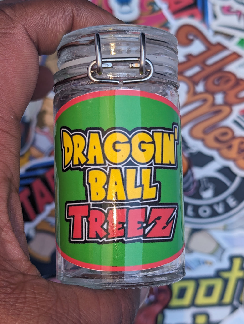 draggin' ball treez 1 stash jar