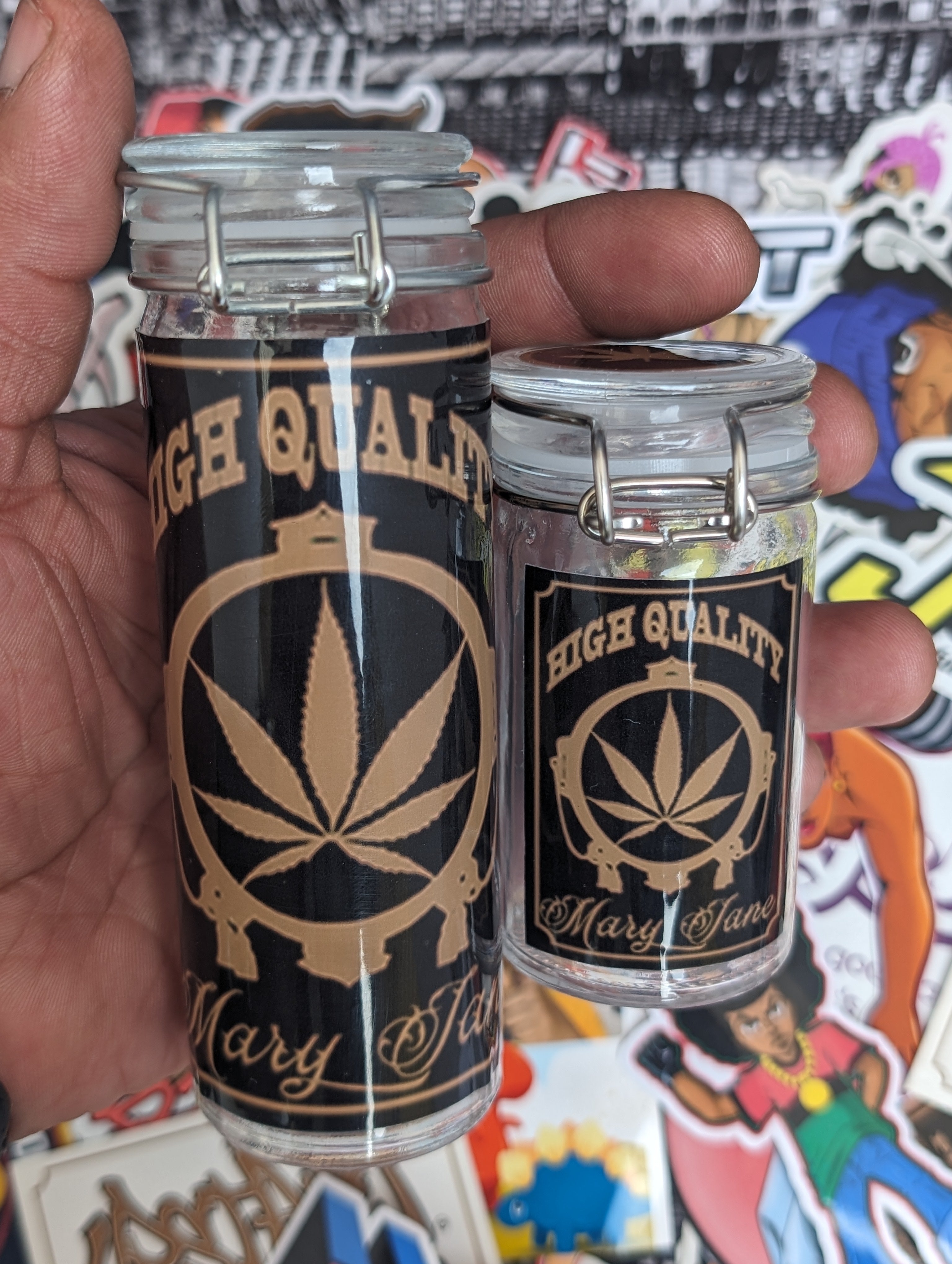 high quality stash jar