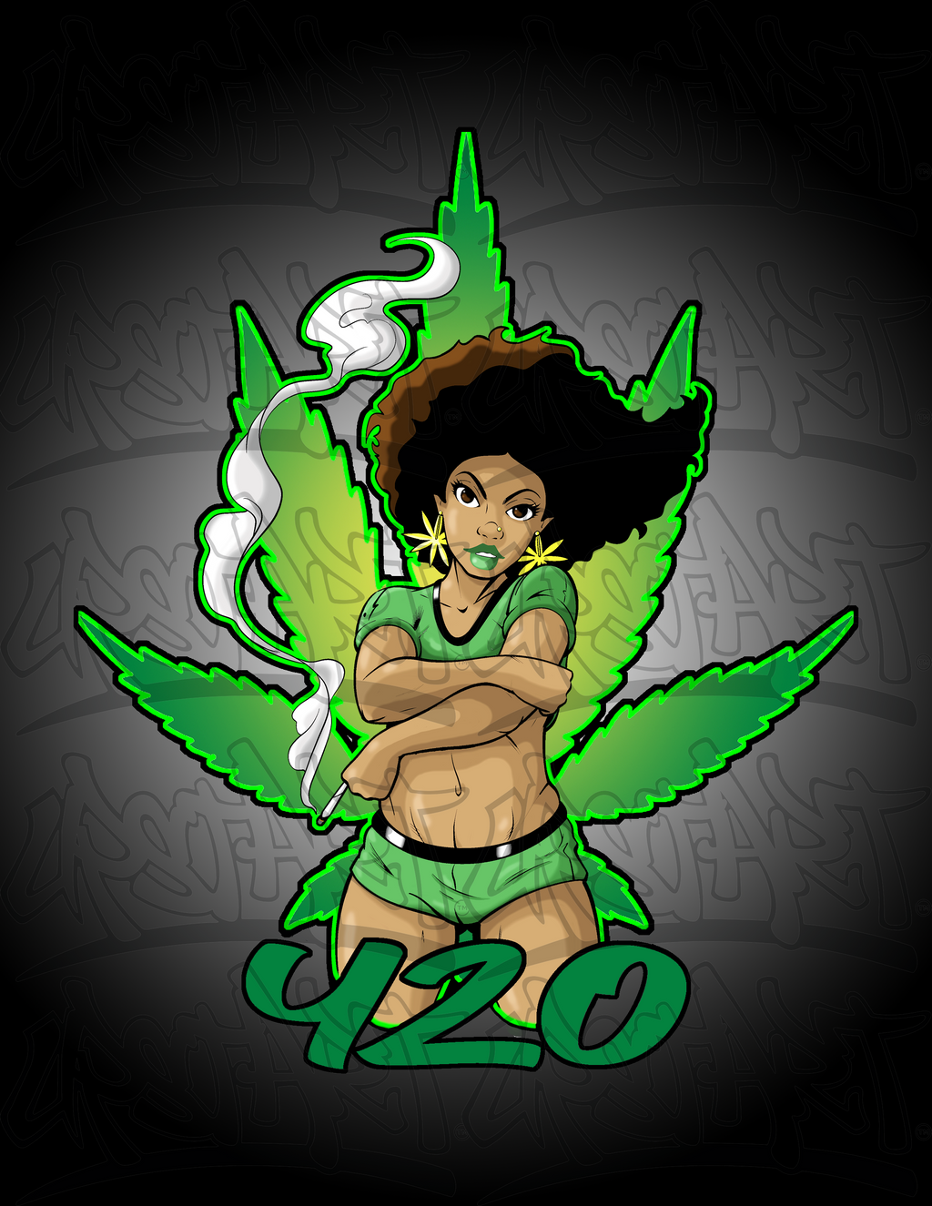 weed girl 420