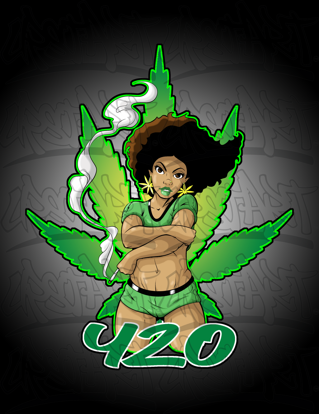 weed girl 420